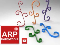 4 Decorative ironwork curly.