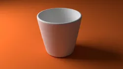 A Cup 3D model