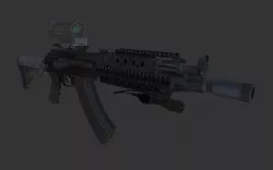 AK Alfa Mode AK-103 Kalashnikov  Low-poly  3D model