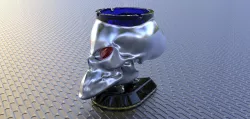 Alien Skull Ashtray
