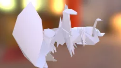 All Origami BUNDLE  No Conversion requests please Low-poly  3D model