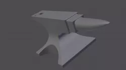 Anvil Cycles Blender Low-poly  3D model