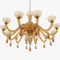 Barovier and Toso - Fez 5602 chandelier 3D model