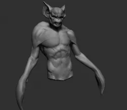 Bat Creature 3D model