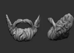 Beard 3D model