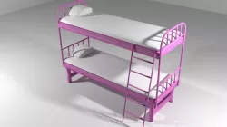 Bed - Bunk Bed 3D model