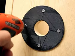 Bird house hole cover