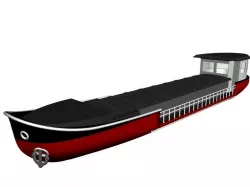 boat 3D model 3D model