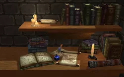 Books and Scrolls vol-02 Low-poly  3D model