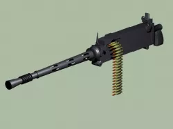 Browning 303 machine gun 3D model