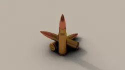 Bullet for AK-47 Low-poly  3D model