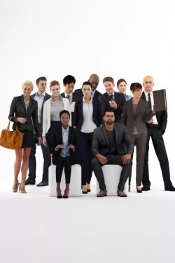 Business posed character models bundle Nr 002 3D model