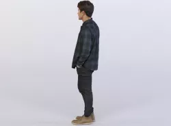 Chen 0493 Man in a Shirt, Arm in a Pocket 3D model