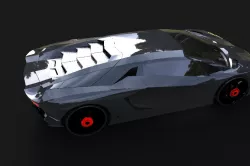 concept car  of lamborghini aventador