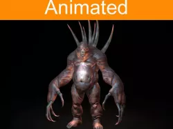 Creature Rock Low-poly  3D model