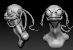 Cute Alien 3D model