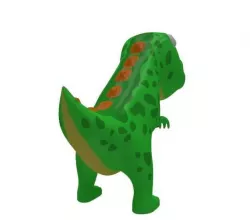 Dino Cartoon Low-poly  3D model
