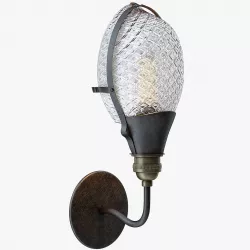Early Style Quilted Glass Operating Room Light Sconce Low-poly  3D model