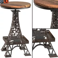 EIFFEL TOWER BAR STOOL 3D model