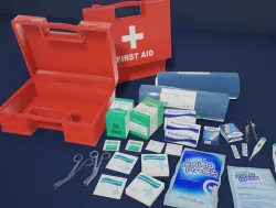 First Aid Kit 1 Plus 1 PBR Pack Low-poly  3D model