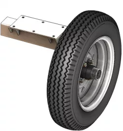 Flexiride half axle 2000 lbs/pair
