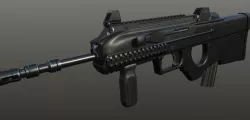 FN 2000 Low-poly  3D model