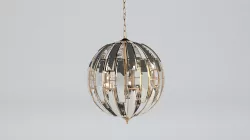 Futuristic sparkling lamp 3D model