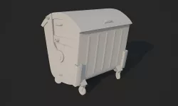 Garbage container 3D model