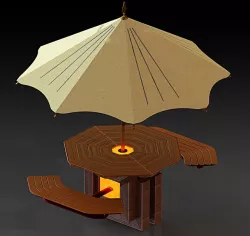 GARDEN TABLE-BENCH DESIGN