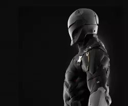 Gray Fox Low-poly  3D model