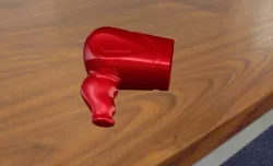 hairdrayer  casing in shape and part+link of  teach film