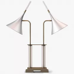 Harris Kratz Lucite Desk Lamp 3D model