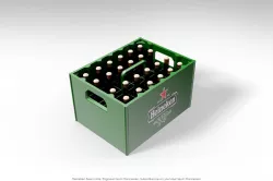 Heineken Beer Crate! With bottles!