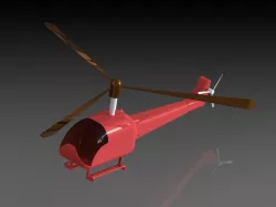 Helicopter Moving Around "With Motion "
