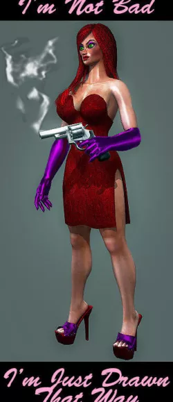 Jessica Rabbit Comes with Rig For LightWave 3d Low-poly  3D model