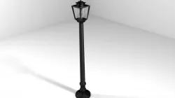 Lamp - Pole 3D model