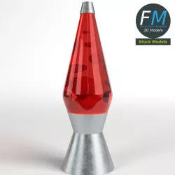 Lava Lamp Low-poly  3D model