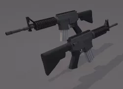 M4A1 Carbine Low-poly  3D model