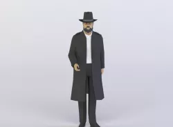 Man 109 3d model Low-poly  3D model