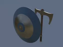 Medieval Weapons PBR Pack Low-poly  3D model