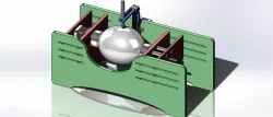 My design of ostrich eggbot