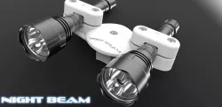 Night Beam 3D printable flashlight mount