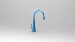 Paint Metallic Blue Sink