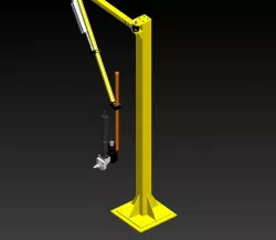  Pantograph reaction arm