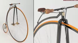 Penny Farthing Bicycle 3D model
