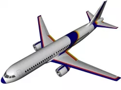 plane 3D model 3D model