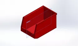 Plastic Bin; Large