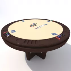 Poker Table 3D model