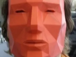 Printable Low Poly Mask
