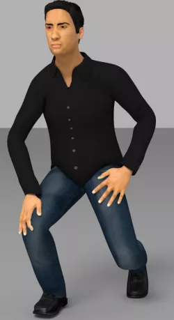 Regular guy 3D model